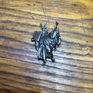 Vintage Sterling Silver Moses Pendant from Isreal. 11.53 gm